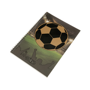 POLO ΤΕΤΡΑΔΙΟ ΣΠΙΡΑΛ A4 21x29,7cm 2 ΘΕΜΑΤΩΝ 60φ DESIGN GOLDEN BALL 919003 8424