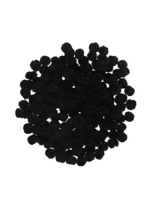 I MONDI ΣΕΤ POM PONS (ΠΟΜ ΠΟΝΣ) 10mm ΜΑΥΡΟ 200τεμ 11520037