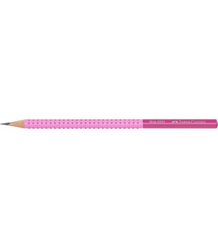 FABER CASTELL ΜΟΛΥΒΙ GRIP 2001 ΔΙΧΡΩΜΟ ΡΟΖ ΦΟΥΞΙΑ B 517072