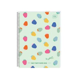 INTERDRUK ΤΕΤΡΑΔΙΟ ΣΠΙΡΑΛ 17x25cm 2 ΘΕΜΑΤΩΝ 60φ SWEET SMELL ΦΡΑΟΥΛΕΣ