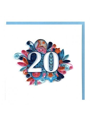 TENDANCES PETITS PETALES ΕΥΧΕΤΗΡΙΑ ΚΑΡΤΑ 15x15cm PP42C ΓΙΑ ΤΑ 20α ΓΕΝΕΘΛΙΑ