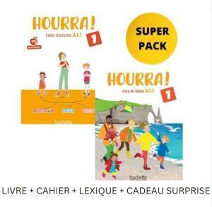 HOURRA 1 SUPER PACK (METHODE / CAHIER / LEXIQUE / CADEAU SURPRISE)
