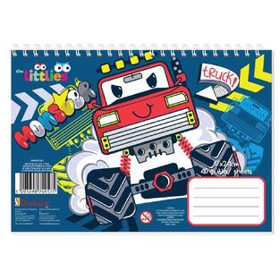 THE LITTLIES ΜΠΛΟΚ ΖΩΓΡΑΦΙΚΗΣ 17x24cm 40φ ΜΕ 2φ ΧΡΩΜΑΤΙΣΜΟΥ MONSTER TRUCK 647083