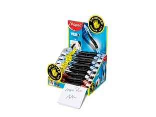MAPED VISIO ΣΤΥΛΟ PEN BALL PEN ΓΙΑ ΑΡΙΣΤΕΡΟΧΕΙΡΑ 224330 KOKKINO