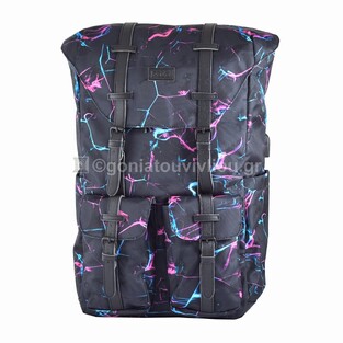 POLO ΤΣΑΝΤΑ ΣΑΚΙΔΙΟ STYLLER ΦΟΥΞΙΑ ΜΠΛΕ 9020238264