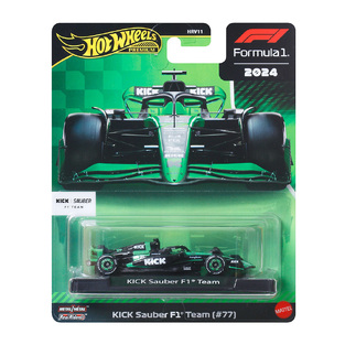 MATTEL HOT WHEELS FORMULA 1 2024 KICK SAUBER F1 TEAM 77 JBM13 HRV11