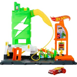 MATTEL HOT WHEELS CITY ΠΙΣΤΑ ΣΤΑΘΜΟΣ ΚΑΥΣΙΜΩΝ HTN79