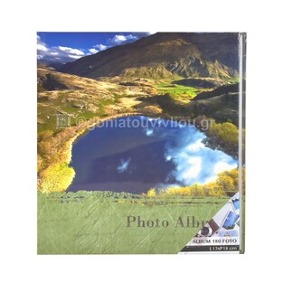ΑΛΜΠΟΥΜ ΦΩΤΟΓΡΑΦΙΩΝ 26x28cm ΜΕ 180 ΘΗΚΕΣ 13x18cm NATURA GT594652 ΠΡΑΣΙΝΟ