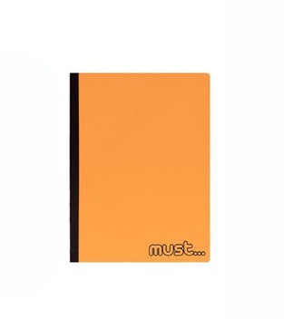MUST ΤΕΤΡΑΔΙΟ FOLDI A4 (21x29,7cm) 3 ΘΕΜΑΤΩΝ ΡΙΓΕ (ΤΥΠΟΥ FLEX) 96φ ΠΟΡΤΟΚΑΛΙ 584672