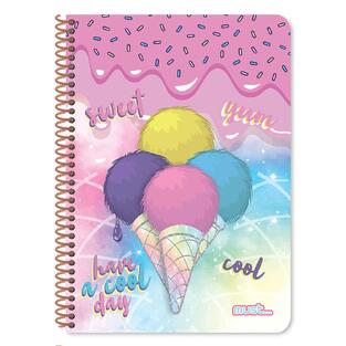 MUST ΤΕΤΡΑΔΙΟ ΣΠΙΡΑΛ 17x25cm 2 ΘΕΜΑΤΩΝ 60φ SWEET YUM COOL 584464