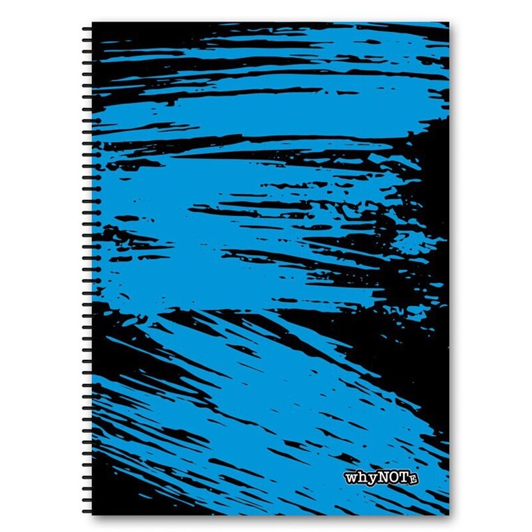 WHYNOTE ΤΕΤΡΑΔΙΟ ΣΠΙΡΑΛ Α4 (21x29,7cm) 4 ΘΕΜΑΤΩΝ 120φ ABSTRACT ΜΠΛΕ 810038