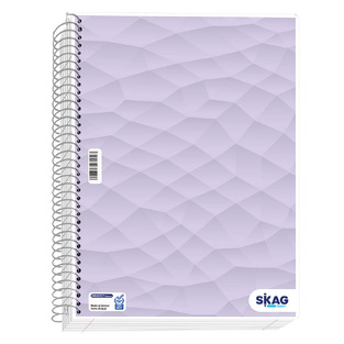 SKAG ΤΕΤΡΑΔΙΟ ΣΠΙΡΑΛ 17x25cm 2 ΘΕΜΑΤΩΝ 60φ UNIVERSITY LAMINATED ABSTRACT ΜΩΒ 231930