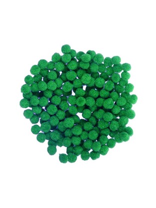 I MONDI ΣΕΤ POM PONS (ΠΟΜ ΠΟΝΣ) 10MM ΠΡΑΣΙΝΟ 200ΤΜΧ 11520042