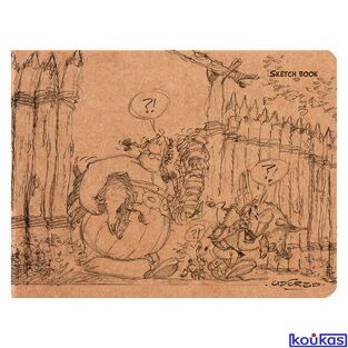 CLAIREFONTAINE SKETCH BOOK CRAFT 16x21cm 90gr 30φ ASTERIX OBELIX 32813000 (ΑΝΟΙΓΜΑ ΣΤΟ ΠΛΑΙ)