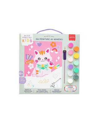LA PETITE EPICERIE ΣΕΤ ΖΩΓΡΑΦΙΚΗΣ PAINTING BY NUMBERS PETIT PINCEAU KIDS MANEKI NEKO 351003