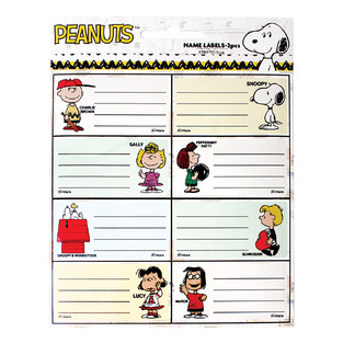 BMU ΕΤΙΚΕΤΕΣ ΤΕΤΡΑΔΙΩΝ PEANUTS SNOOPY 2τεμ 775 74346