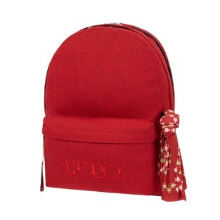 POLO ΣΧΟΛΙΚΗ ΤΣΑΝΤΑ ΣΑΚΙΔΙΟ ΠΛΑΤΗΣ ORIGINAL DOUBLE SCARF 30lt ΤΖΙΝ ΚΟΚΚΙΝΟ 901235 3101