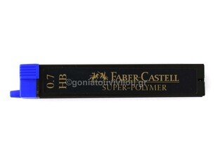 FABER CASTELL ΜΥΤΕΣ ΓΙΑ ΜΗΧΑΝΙΚΟ ΜΟΛΥΒΙ 9067 0.7mm HB (ΚΟΥΤΑΚΙ ΜΕ 12 ΜΥΤΕΣ) 120700