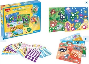 MAPED CREATIV GEOMETRIC STICKERS ΚΑΤΑΣΚΕΥΗ ΜΕ ΑΥΤΟΚΟΛΛΗΤΑ WORLD ANIMALS 906915