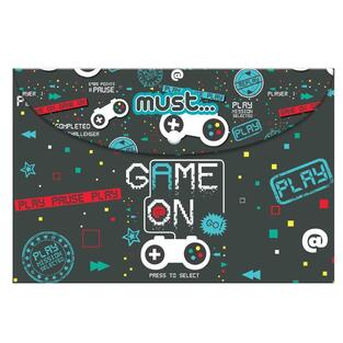 MUST ΦΑΚΕΛΟΣ ΜΕ ΚΟΥΜΠΙ ΠΛΑΣΤΙΚΟΣ A4 (21x29,7cm) GAME ON 000584287