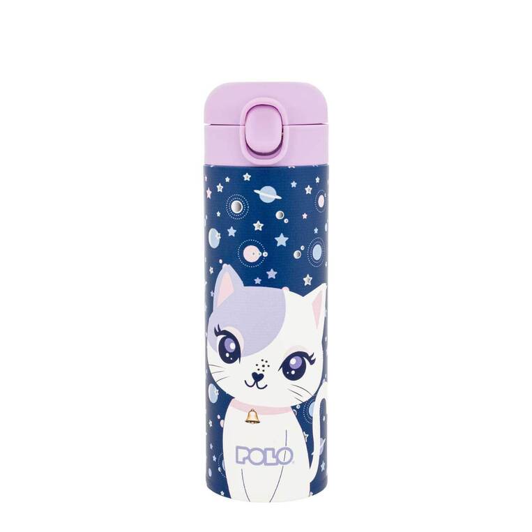 POLO ΠΑΓΟΥΡΙ ΘΕΡΜΟΣ STAINLESS STEEL JUNIOR 500ml SPACE CAT 949005