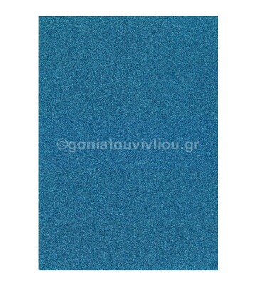 HEYDA ΧΑΡΤΟΝΙ Α4 ΜΕ ΧΡΥΣΟΣΚΟΝΗ (ΓΚΛΙΤΕΡ GLITTER) ΜΠΛΕ ΑΝΟΙΧΤΟ 200GR 2118930230