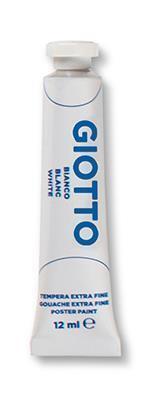 GIOTTO ΤΕΜΠΕΡΑ 12ml ΛΕΥΚΗ WHITE No1