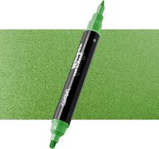 OHUHU ΑΚΡΥΛΙΚΟΣ ΜΑΡΚΑΔΟΡΟΣ ΜΕ ΔΙΠΛΗ ΜΥΤΗ NoΜ715 METALLIC MINT ΜΕΤΑΛΛΙΚΟ ΠΡΑΣΙΝΟ