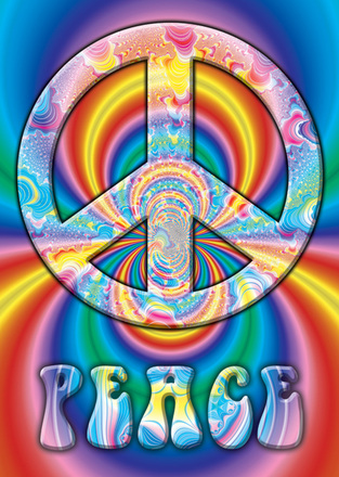 ΔΙΑΚΟΣΜΗΤΙΚΗ ΑΦΙΣΑ PEACE PSYCHEDELIC 61x91,5cm PP0809 (152)