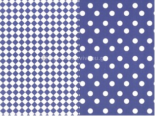 SKAG ZAZOO ΧΑΡΤΟΝΙ 50x70cm 230gr ΔΙΠΛΗΣ ΟΨΗΣ ΜΩΒ ΜΕ ΛΕΥΚΑ ΠΟΥΑ ΚΑΙ ΜΩΒ ΛΕΥΚΑ ΤΕΤΡΑΓΩΝΑΚΙΑ 292399