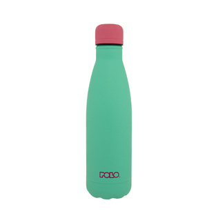 POLO ΠΑΓΟΥΡΙ ΜΠΟΥΚΑΛΙ ΘΕΡΜΟΣ STAINLESS STEEL 500ml DOS 4 ΒΕΡΑΜΑΝ ΜΕ ΡΟΖ ΚΑΠΑΚΙ 949004 5644