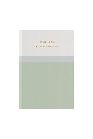 2026 2027 ΗΜΕΡΟΛΟΓΙΟ ΑΚΑΔΗΜΑΙΚΟ ΗΜΕΡΗΣΙΟ 14x21cm ACADEMIC COLOUR d ΠΡΑΣΙΝΟ ΛΕΥΚΟ 77153 (ΛΙΝΑΡΔΑΤΟΣ)