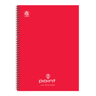 SPECIAL BY TYPOTRUST ΤΕΤΡΑΔΙΟ ΣΠΙΡΑΛ POINT A4 (21x29,7cm) 3 ΘΕΜΑΤΩΝ 90φ ΠΕΡΦΟΡΕ ΜΕ ΤΡΥΠΕΣ ΣΚΛΗΡΟ ΕΞΩΦΥΛΛΟ ΚΟΚΚΙΝΟ