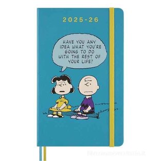 2025 2026 ΗΜΕΡΟΛΟΓΙΟ MOLESKINE PEANUTS CHARLIE AND LUCY LARGE (13x21cm) HARD COVER WEEKLY DIARY (ΕΒΔΟΜΑΔΙΑΙΟ ΗΜΕΡΟΛΟΓΙΟ 18ΜΗΝΟ)