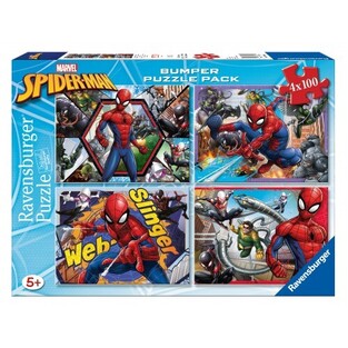 RAVENSBURGER ΠΑΖΛ 4Χ100 ΤΕΜΑΧΙΩΝ SPIDERMAN 06914