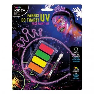 KIDEA ΧΡΩΜΑΤΑ ΓΙΑ ΤΟ ΠΡΟΣΩΠΟ ΜΕ ΣΤΕΚΑ GLOW IN THE DARK 700415