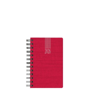 2026 ΗΜΕΡΟΛΟΓΙΟ ΗΜΕΡΗΣΙΟ ΣΠΙΡΑΛ ΛΕΥΚΟ 14.5x20,5cm KASHMIR WIRE O ΚΟΚΚΙΝΟ 707C1D59 (ΘΕΟΦΥΛΑΚΤΟΣ)