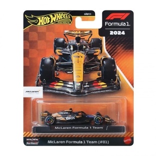 MATTEL HOT WHEELS FORMULA 1 2024 MCLAREN FORMUMA 1 TEAM 81 JBM25 HRV11