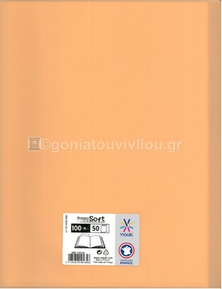 VIQUEL ΣΟΥΠΛ ΠΛΑΣΤΙΚΟ ΜΑΛΑΚΟ PROPYSOFT A4 (21x29,7cm) 50φ ΠΑΣΤΕΛ ΠΟΡΤΟΚΑΛΙ 71013504