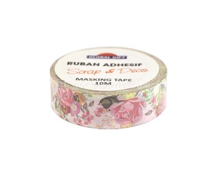 GLOBAL GIFT MASKING TAPE ΑΥΤΟΚΟΛΛΗΤΗ ΤΑΙΝΙΑ ΧΕΙΡΟΤΕΧΝΙΑΣ 10m ΛΟΥΛΟΥΔΙΑ 933424