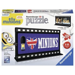 RAVENSBURGER ΠΑΖΛ 108 ΤΕΜΑΧΙΩΝ MINIONS (ΜΙΝΙΟΝΣ) (ΤΑΙΝΙΑ ΛΟΝΔΙΝΟ) (3D) 112074