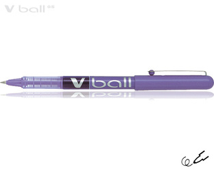 PILOT ΣΤΥΛΟ V BALL 0.5mm ΜΩΒ