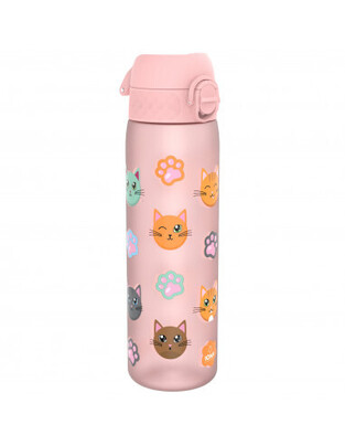 ION8 ΠΑΓΟΥΡΙ ΠΛΑΣΤΙΚΟ 500ml ΓΑΤΕΣ ΡΟΖ I8RF500PRCATS
