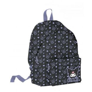 SANRIO ΣΧΟΛΙΚΗ ΤΣΑΝΤΑ ΣΑΚΙΔΙΟ ΠΛΑΤΗΣ PATTERN KUROMI 252235