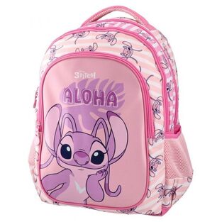 ΣΧΟΛΙΚΗ ΤΣΑΝΤΑ ΣΑΚΙΔΙΟ ΠΛΑΤΗΣ ΔΗΜΟΤΙΚΟΥ STITCH ALOHA ANGEL J325541
