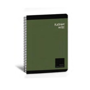UNIPAP ΤΕΤΡΑΔΙΟ ΣΠΙΡΑΛ A4 (21x29,7cm) 4 ΘΕΜΑΤΩΝ 120φ PLATFORM ΠΡΑΣΙΝΟ 35613