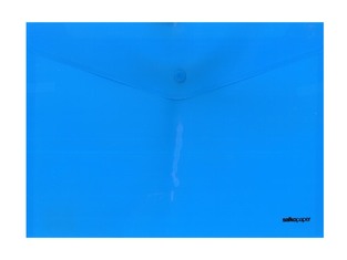 SALKO ΦΑΚΕΛΟΣ ΜΕ ΚΟΥΜΠΙ ΠΛΑΣΤΙΚΟΣ ΑΔΙΑΦΑΝΗΣ A4 (21x29,7cm) ΜΠΛΕ 3149
