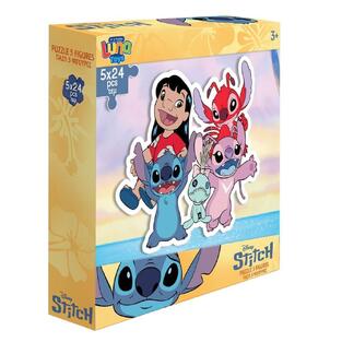 LUNA TOYS 5 ΠΑΖΛ 24 ΤΕΜΑΧΙΩΝ ΦΙΓΟΥΡΕΣ STITCH 565610