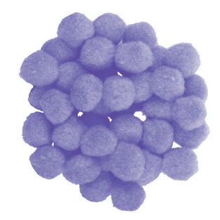 I MONDI ΣΕΤ POM PONS (ΠΟΜ ΠΟΝΣ) ΛΙΛΑ (ΑΝΟΙΧΤΟ ΜΩΒ) 25ΜΜ 50ΤΜΧ 25044