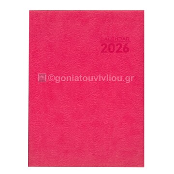 2026 ΗΜΕΡΟΛΟΓΙΟ ΗΜΕΡΗΣΙΟ ΠΥΡΟΓΡΑΦΙΚΟ TESS 21x29cm ΚΟΚΚΙΝΟ 016 (EKDOSIS)